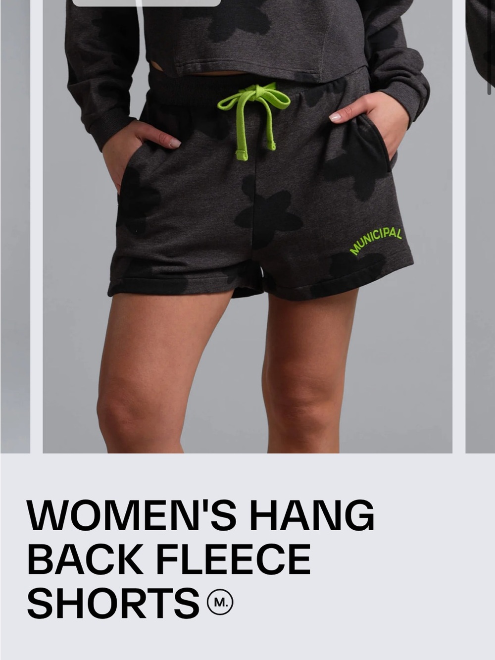 Municipal Hang Back Fleece Shorts
